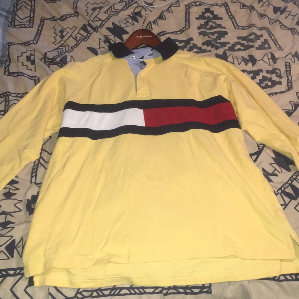 Tommy Hilfiger long sleeve polo/rugby shirt